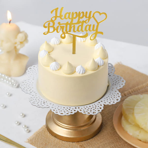 Delicious Pineapple Bento Birthday Cake (300g)