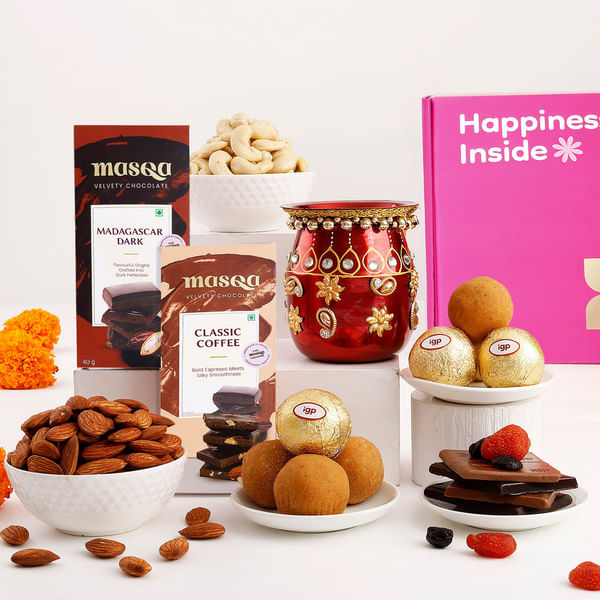 Delightful Indulgence Karwa Chauth Hamper
