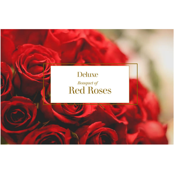 Deluxe Bouquet of Red Roses