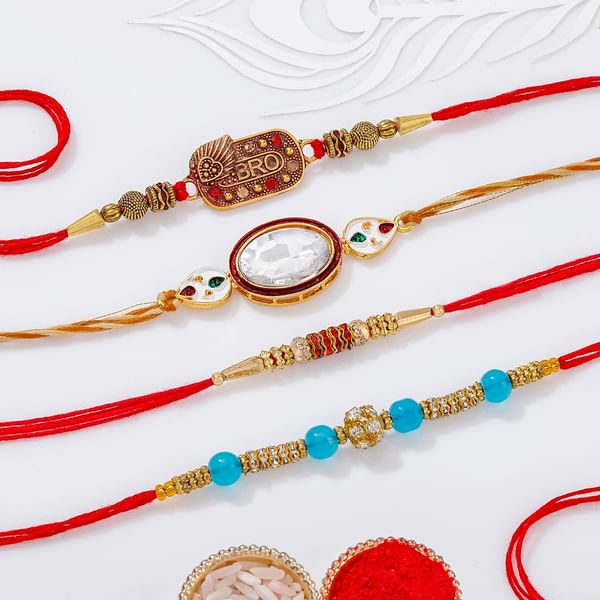 Designer Rakhis - Set Of 4