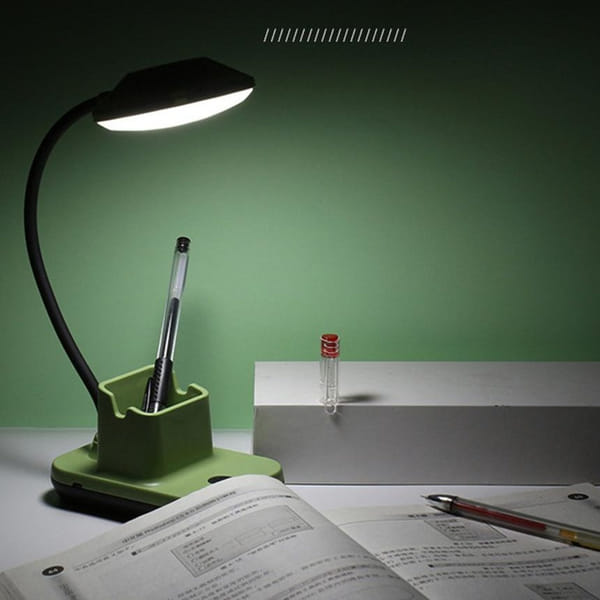 Desk Lamp And Organizer - Adjustable - Single Piece