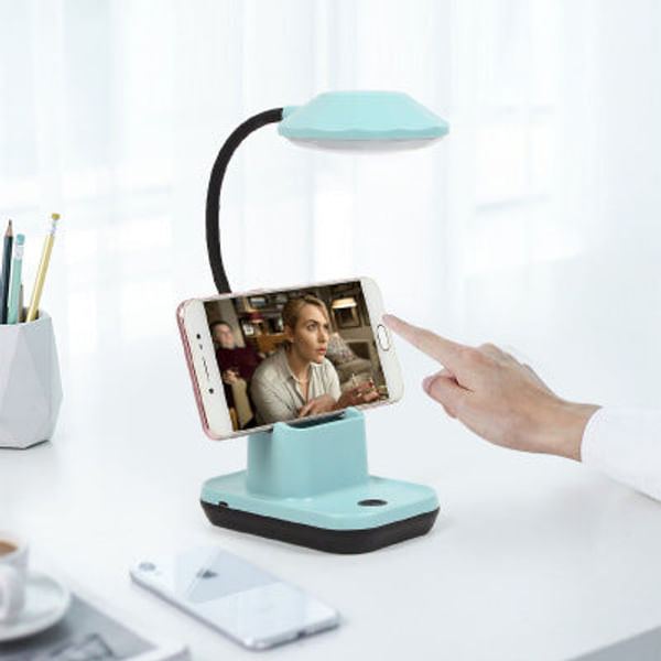 Desk Lamp And Organizer - Adjustable - Single Piece