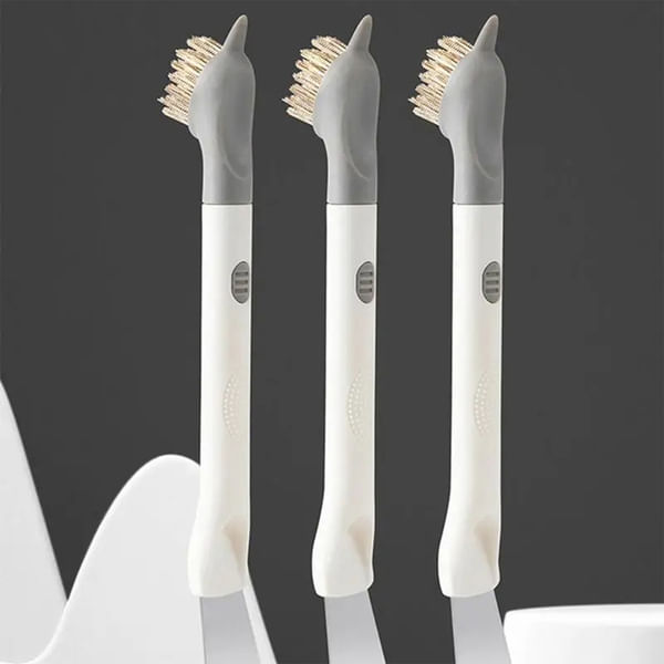 Detachable Dual Head Scraper With Cleaning Brush - Assorted - Single Piece