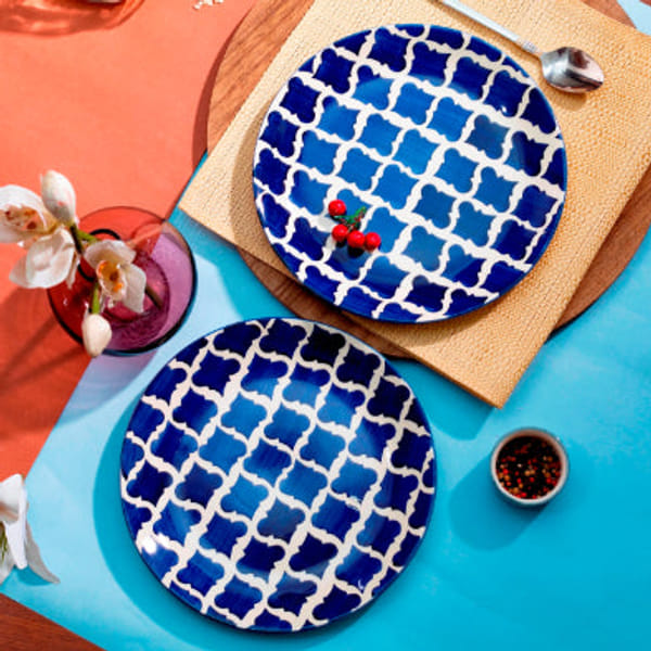 Dinner Plates - Morrocan Blue - 10in