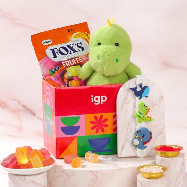 Dino Adventure Kids Rakhi Hamper