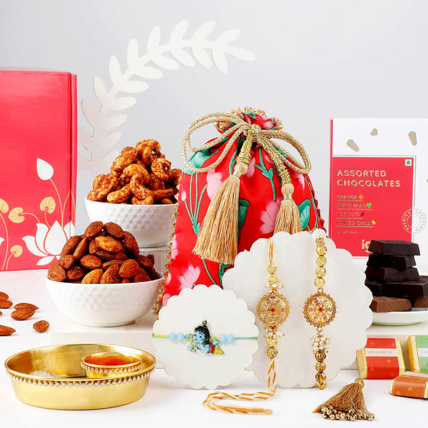 Divine Bond Rakhi Celebration Hamper
