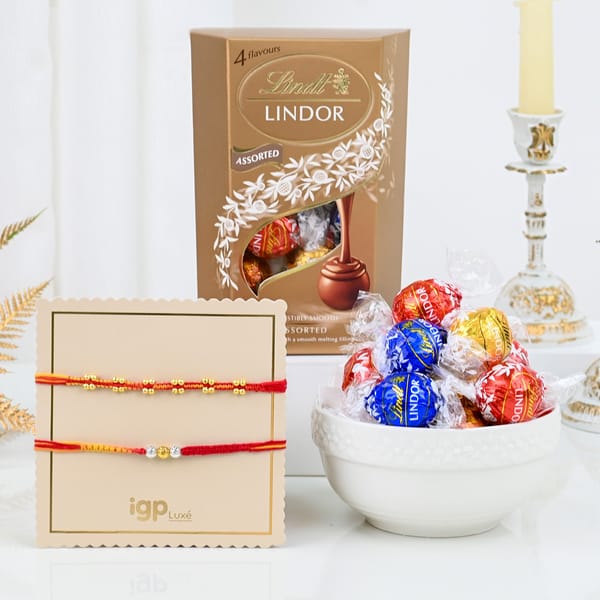 Divine Threads And Delights Rakhi Combo