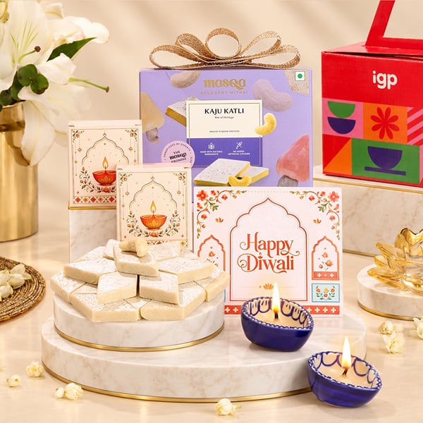 Diwali Glow and Mithai Gift Set