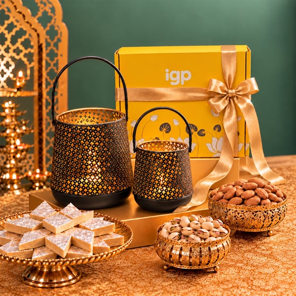 Diwali Grandeur Lantern Gift Hamper
