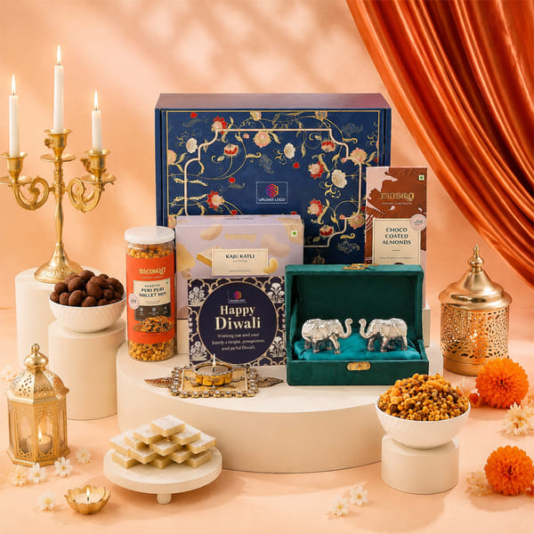 Diwali Hamper with Festive Decor & Sweets