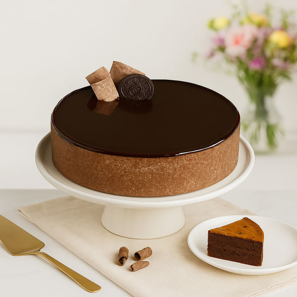 Double chocolate Mud Cake Mid Size