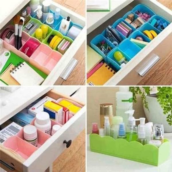 Drawer Organizer 5 Compartments SIngle Piece