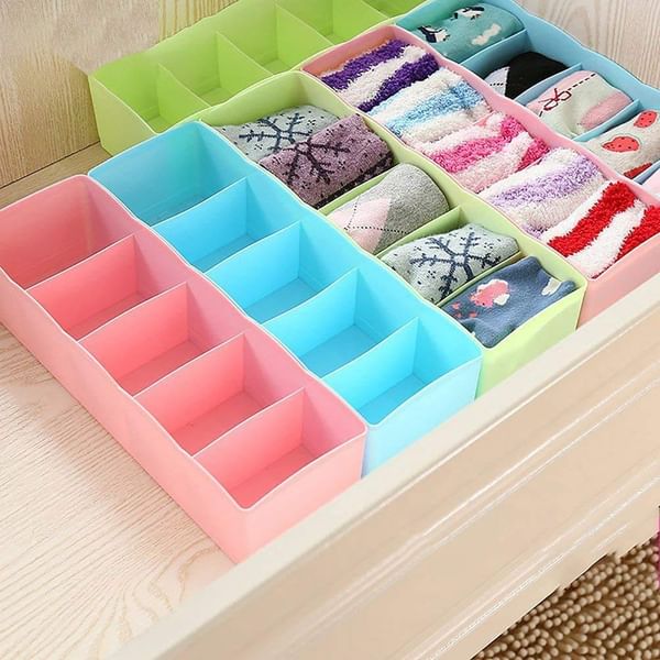 Drawer Organizer 5 Compartments SIngle Piece