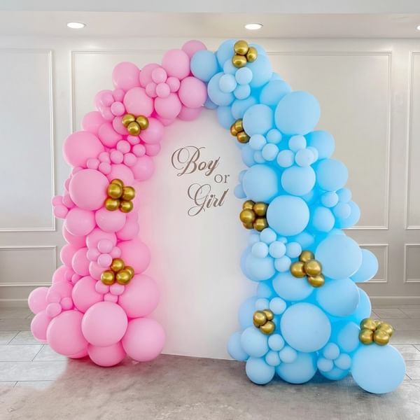 Dreamy Pastel And Gold Baby Shower Decor