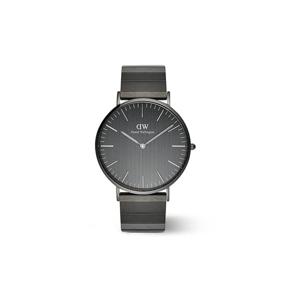 DW Classic Analog Watch for Man with Grey Round Dial & Grey Bracelet Band