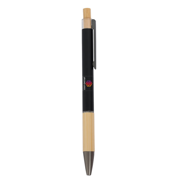 Eco-Friendly Ballpoint Pen with Bamboo Grip