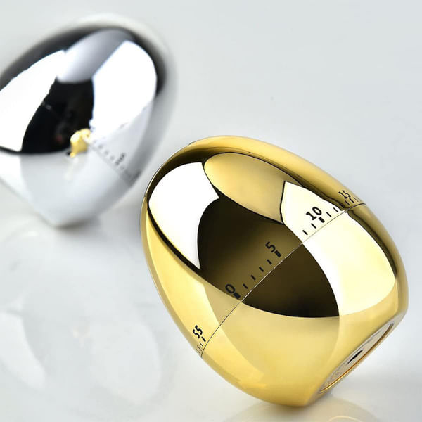 Egg-Shaped Kitchen Timer - Assorted - Single Piece