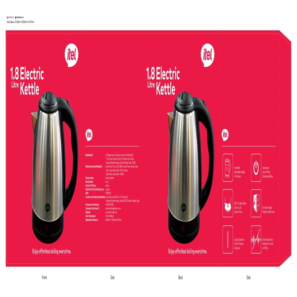 Electric Kettle 1pt 8L