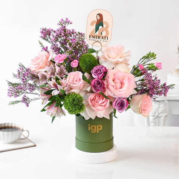 Elegant Emirati Women's Day Floral Arrangement