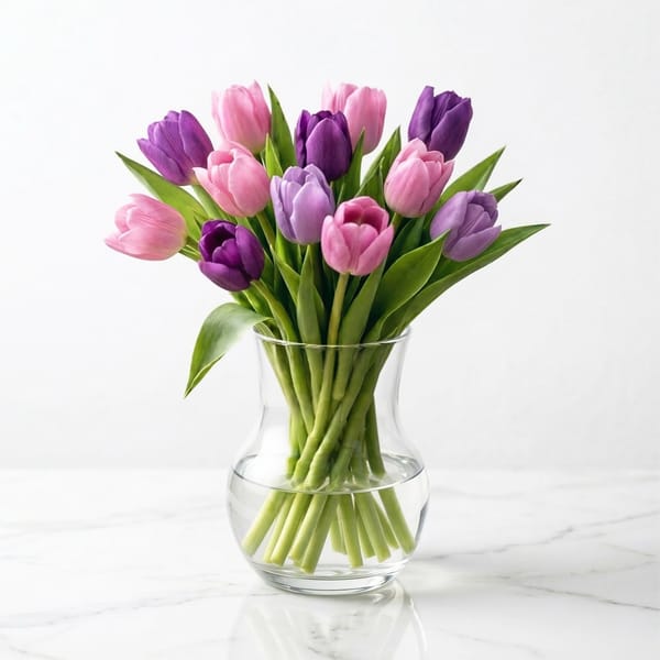 Elegant Tulip Flower Arrangement
