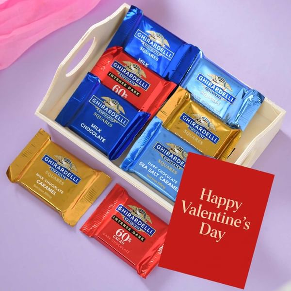Elegant Valentine's Day Chocolate Gift