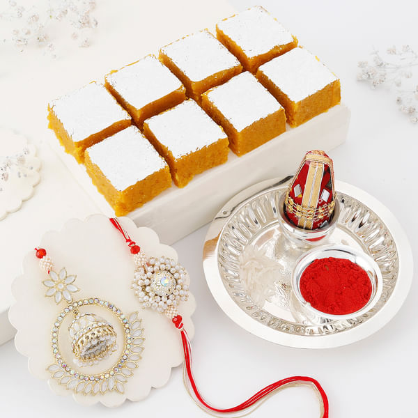 Enchanting Chandrakala Bhaiya Bhabhi Rakhi And Moong Dal Barfi