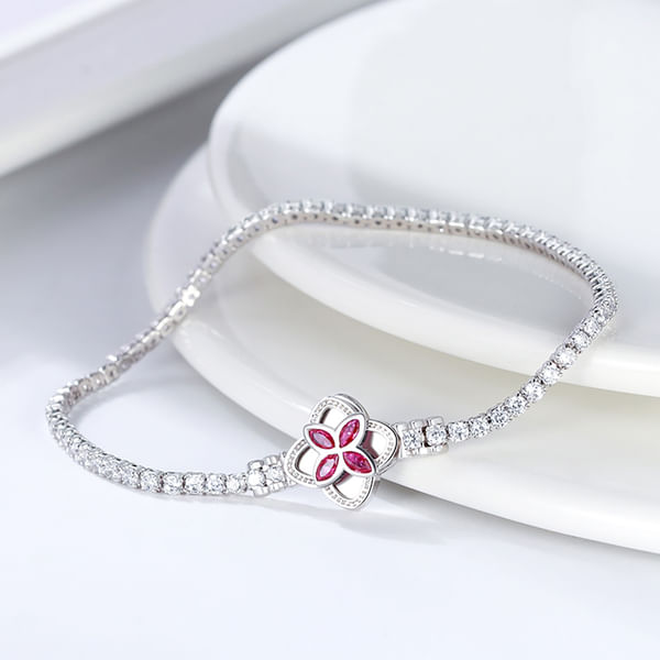Enchanting Elegance Tennis Bracelet