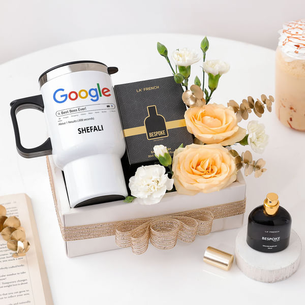 Enchanting Personalized Boss Day Hamper