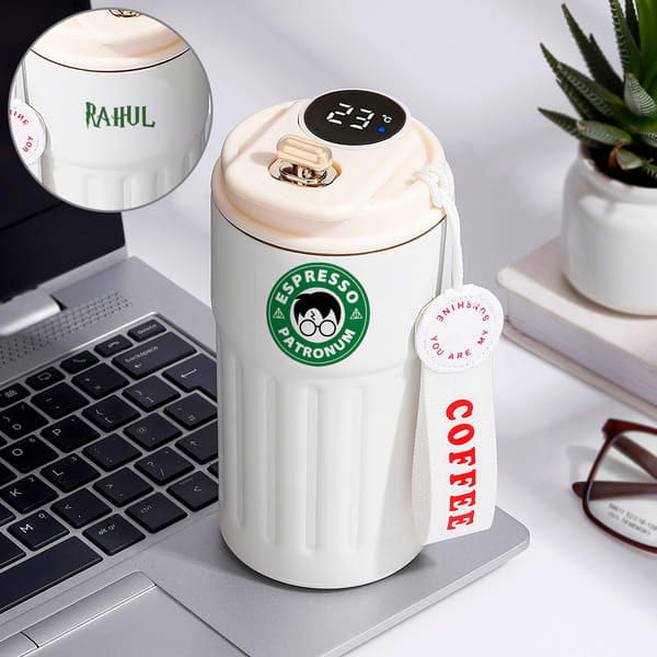 Espresso Patronum Personalized Temperature Tumbler