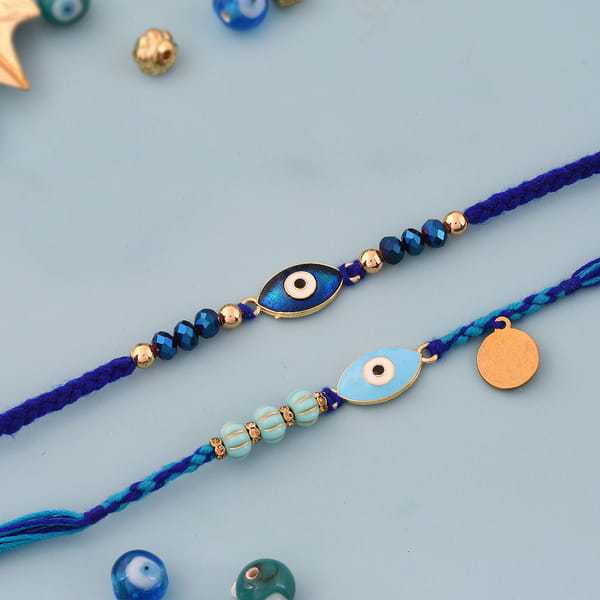 Evil Eye Meena Rakhi (Set of 2)