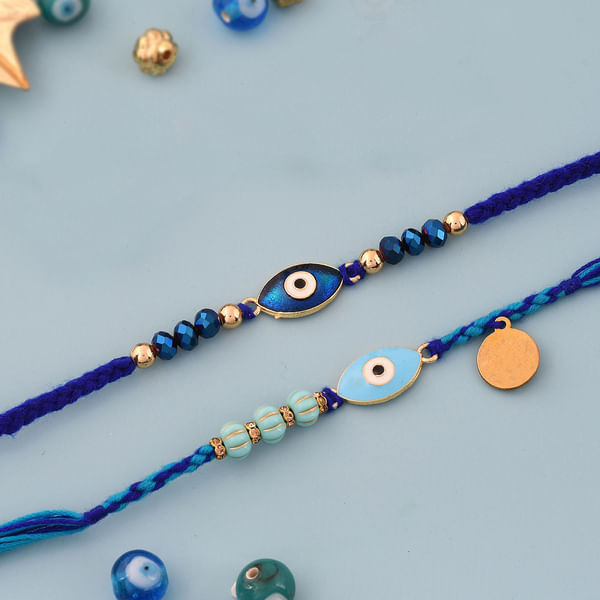 Evil Eye Meena Rakhi (Set of 2)