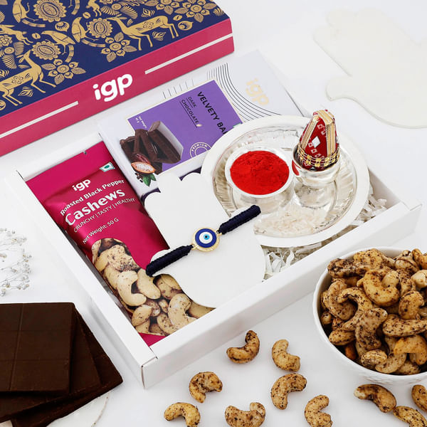 Evil Eye Rakhi And Festive Special Hamper