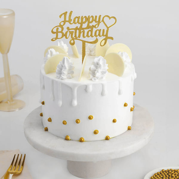 Exotic Pineapple Birthday Cake (1 Kg)