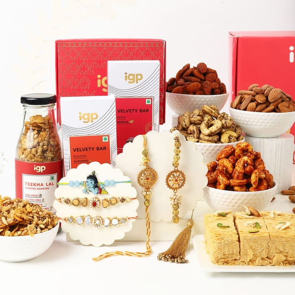 Extravagant  Family Rakhi Hamper