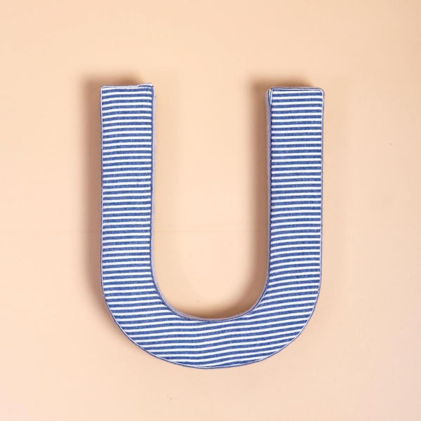 Fabric Letter - Blue