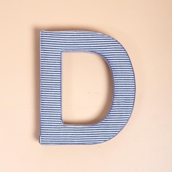 Fabric Letter - Blue