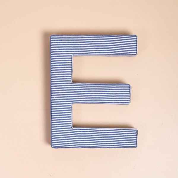Fabric Letter - Blue