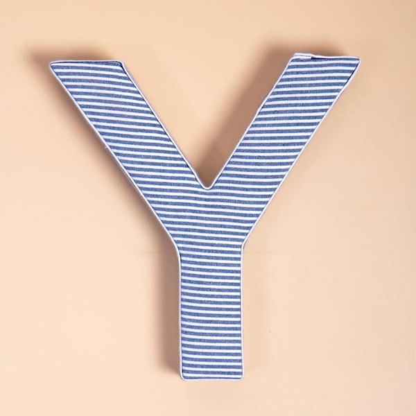 Fabric Letter - Blue