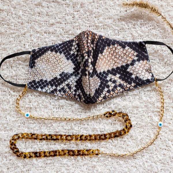 Face Mask With Chain - Python - Single Piece