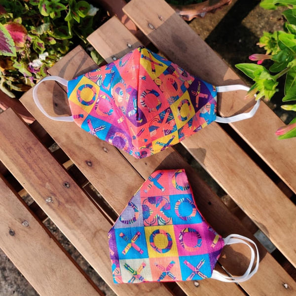 Face Mask - XOXO - Multicolour