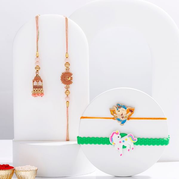 Family Bonds - BB And Kids Rakhi Set