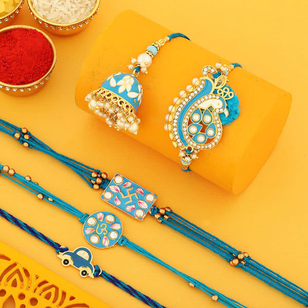 Family Togetherness Set of 5 Rakhis