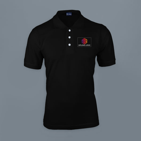 Fas-Tees Polo T-shirt for Men (Black)