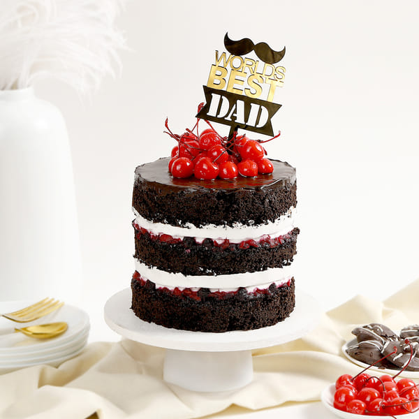 Father's Day Delish Black Forest Cake