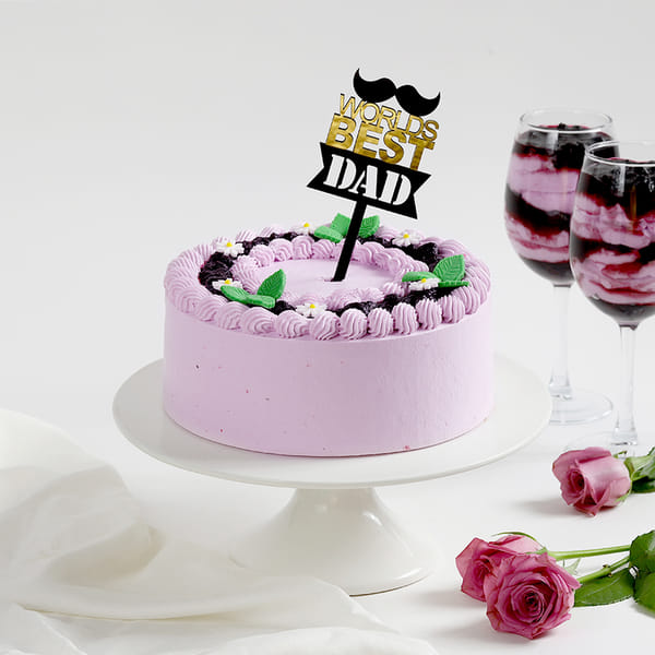 Father's Day Lavender Bliss Cake