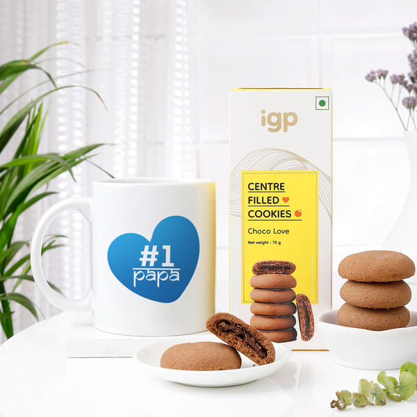 Father's Day Personalized Sip and Snack Combo