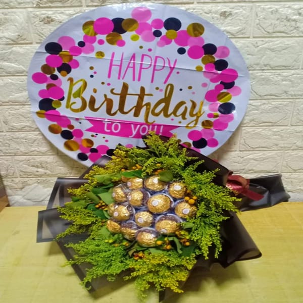 Ferrero Rocher Birthday Treat Bouquet