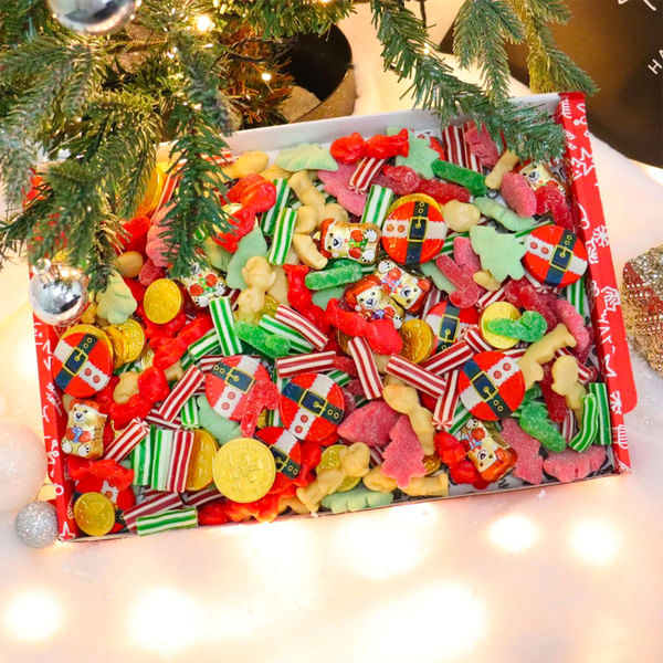 Festive Christmas Pick N Mix Sweets Letterbox Gift Hamper