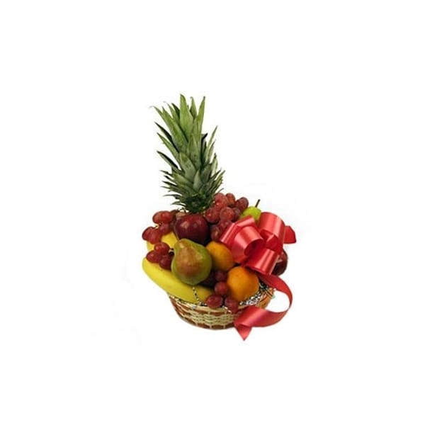 Festive Fresh Christmas Fruit Basket Gift