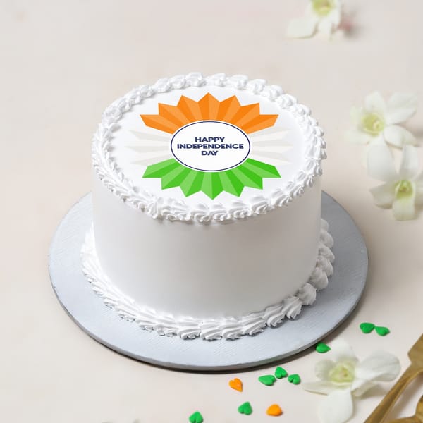 Flavours of Freedom Vanilla Poster Cake